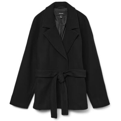 10320441 VERO MODA VMFORTUNEAYA Raglan Sleeve Jacket GA NOO krótka kurtka, czarna, XL, czarny, XL 10320441 VERO MODA VMFORTUNEAYA Raglan Sleeve Jacket GA NOO krótka kurtka, czarna, XL, czarny, XL