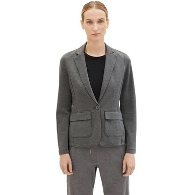 1039150 TOM TAILOR Damska marynarka, 14855 Shady Grey Melange, L 1039150 TOM TAILOR Damska marynarka, 14855 Shady Grey Melange, L