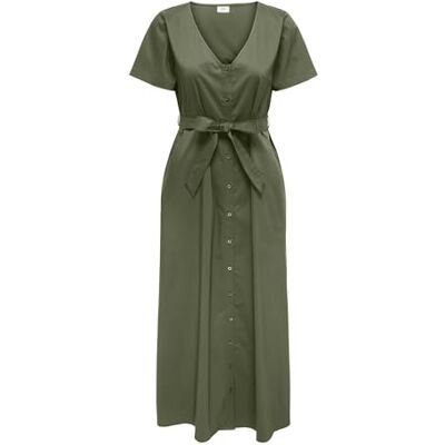 15363394-4986040 Jdy Mio S/S Maxi Shirt Dress WVN Dia, Kalamata, XL 15363394-4986040 Jdy Mio S/S Maxi Shirt Dress WVN Dia, Kalamata, XL