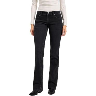 112355548 Lee Damskie dżinsy Jessica, Low Rise Bootcut Fit, Bootcut Noga, True To Black, 25W / 29L 112355548 Lee Damskie dżinsy Jessica, Low Rise Bootcut Fit, Bootcut Noga, True To Black, 25W / 29L