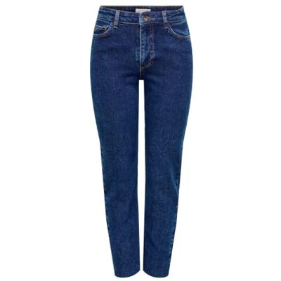 15340366-4667533 Jdy lullu Hwstraight ANK JNS Dark Bl Noos, niebieski (Dark Blue Denim), XS / 34L 15340366-4667533 Jdy lullu Hwstraight ANK JNS Dark Bl Noos, niebieski (Dark Blue Denim), XS / 34L