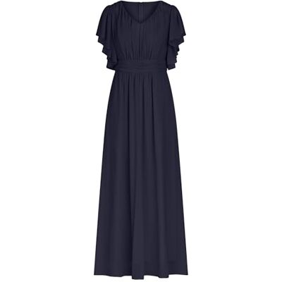 58977_42 APART Fashion suknia wieczorowa Kobiety Langes Chiffonkleid 58977_42 APART Fashion suknia wieczorowa Kobiety Langes Chiffonkleid