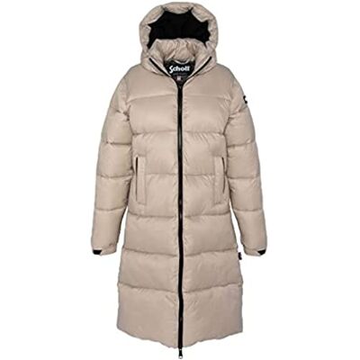SCHOTT NYC Doudoune FEMME BELSTAR2WRS Schott NYC BELSTAR2WRS Kurtka puchowa Długa damska QUILTEE Schott, beżowa, XS Adult SCHOTT NYC Doudoune FEMME BELSTAR2WRS Schott NYC BELSTAR2WRS Kurtka puchowa Długa damska QUILTEE Schott, beżowa, XS Adult
