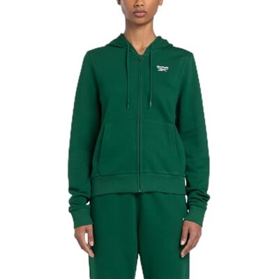 111431 Reebok RI SL French Terry FZ, Drkgrn, XXS 111431 Reebok RI SL French Terry FZ, Drkgrn, XXS