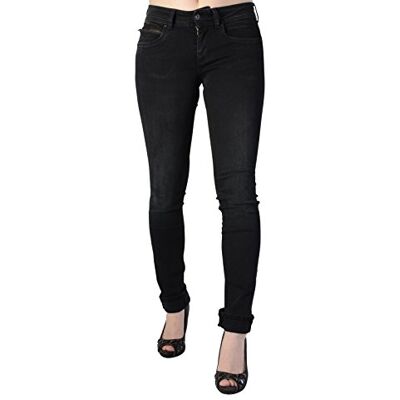 PL200019D942-000 Pepe Jeans Damskie dżinsy New Brooke, Czarny (denim-czarny), 27W / 32L PL200019D942-000 Pepe Jeans Damskie dżinsy New Brooke, Czarny (denim-czarny), 27W / 32L