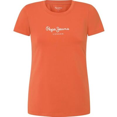 PL505202168XXS Pepe Jeans Damska koszulka New Virginia Ss N, pomarańczowy, XXS, Pomarańczowy (Sunset Orange), XXS PL505202168XXS Pepe Jeans Damska koszulka New Virginia Ss N, pomarańczowy, XXS, Pomarańczowy (Sunset Orange), XXS