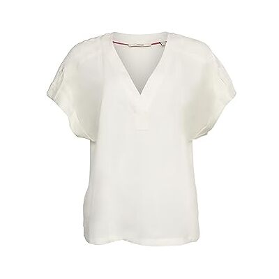 073EE1F315 ESPRIT Bluzka damska, 110/Off White, L 073EE1F315 ESPRIT Bluzka damska, 110/Off White, L