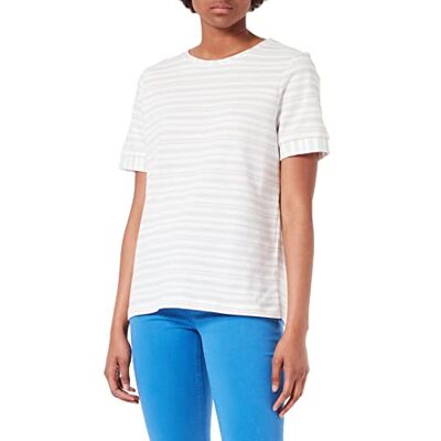 1031230 TOM TAILOR Damski koszulka w paski , 30004 Beige Horizontal Stripe, XS 1031230 TOM TAILOR Damski koszulka w paski , 30004 Beige Horizontal Stripe, XS