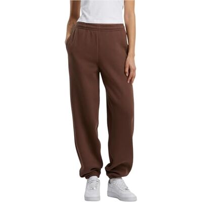 BY291 Build Your Brand Damskie spodnie sportowe Fluffy Sweatpants, luźne spodnie do biegania w luźnym kroju, rozmiary XS 5XL, czekoladowy brąz, 5XL BY291 Build Your Brand Damskie spodnie sportowe Fluffy Sweatpants, luźne spodnie do biegania w luźnym kroju, rozmiary XS 5XL, czekoladowy brąz, 5XL