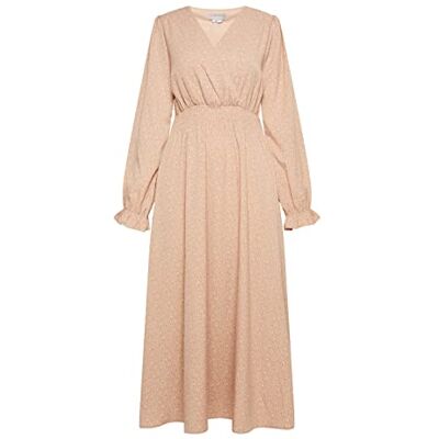 10526504-LY02 LYNNEA Damska sukienka maxi z nadrukiem na całej powierzchni , brązowa beżowa, XXL, Sukienka maxi z nadrukiem na całej powierzchni, XXL 10526504-LY02 LYNNEA Damska sukienka maxi z nadrukiem na całej powierzchni , brązowa beżowa, XXL, Sukienka maxi z nadrukiem na całej powierzchni, XXL