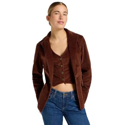 LT46 Lee Damska marynarka Structured, Luxe Brown, M LT46 Lee Damska marynarka Structured, Luxe Brown, M