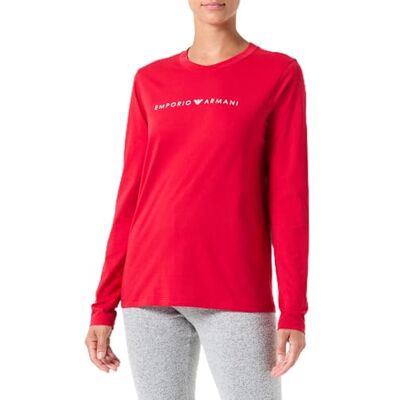 1647214F22710374 Emporio Armani Iconic Logoband Long Sleeve Koszulka, Czerwony Lakier, XL 1647214F22710374 Emporio Armani Iconic Logoband Long Sleeve Koszulka, Czerwony Lakier, XL