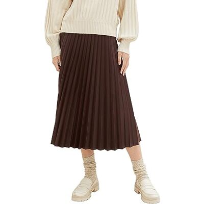 1039290 TOM TAILOR Damska spódnica midi, 13048 Brushwood Brown, 46 1039290 TOM TAILOR Damska spódnica midi, 13048 Brushwood Brown, 46