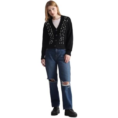 15304162-Black Bestseller A/S Onlmarian Ls KNT damski kardigan, czarny, M 15304162-Black Bestseller A/S Onlmarian Ls KNT damski kardigan, czarny, M
