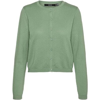 10324575 VERO MODA VMCARE Structure LS guziki kardigan NOOS, Hedge Green, S 10324575 VERO MODA VMCARE Structure LS guziki kardigan NOOS, Hedge Green, S