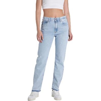 WH461H.000.873 859 Replay Damskie dżinsy o prostym kroju Maijke, 011 Super Light Blue, 30W / 30L WH461H.000.873 859 Replay Damskie dżinsy o prostym kroju Maijke, 011 Super Light Blue, 30W / 30L