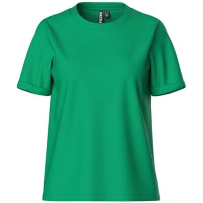 17086970-3001522 Pieces Damska koszulka Pcria Ss Fold Up Solid Tee Noos Bc, Simply Green, S, Po prostu zielony, S 17086970-3001522 Pieces Damska koszulka Pcria Ss Fold Up Solid Tee Noos Bc, Simply Green, S, Po prostu zielony, S