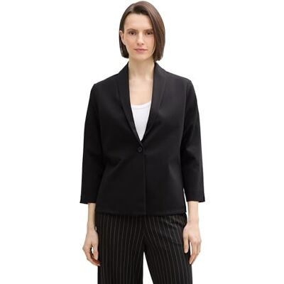 1040329 TOM TAILOR Damska marynarka, 14482 – Deep Black, XXL 1040329 TOM TAILOR Damska marynarka, 14482 – Deep Black, XXL