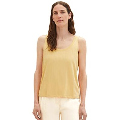 1036795 TOM TAILOR Damski top Basic, 31648 Fawn Beige, L 1036795 TOM TAILOR Damski top Basic, 31648 Fawn Beige, L