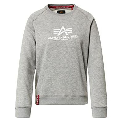 196031-17 Alpha Industries New Basic Sweater Wmn Bluza dla kobiet Grey Heather 196031-17 Alpha Industries New Basic Sweater Wmn Bluza dla kobiet Grey Heather