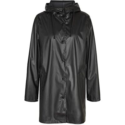 27025084 Noisy may Damski płaszcz przeciwdeszczowy Nmsky L/S A-line Raincoat Noos, czarny, L 27025084 Noisy may Damski płaszcz przeciwdeszczowy Nmsky L/S A-line Raincoat Noos, czarny, L