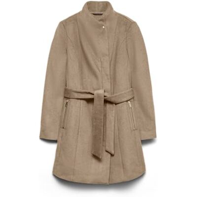 10237744 VERO MODA Płaszcz damski, silver mink, XS 10237744 VERO MODA Płaszcz damski, silver mink, XS