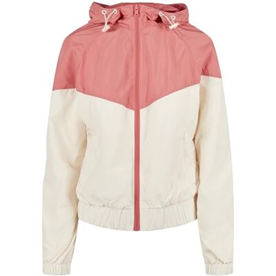 TB3638 Urban Classics Ladies Arrow Windbreaker Kurtka damska, Paleprose/bia?y piasek, XS TB3638 Urban Classics Ladies Arrow Windbreaker Kurtka damska, Paleprose/bia?y piasek, XS