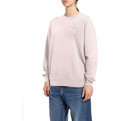 W3638C.000.22738P Replay Damska bluza oversize, 565 Powder Pink, L W3638C.000.22738P Replay Damska bluza oversize, 565 Powder Pink, L