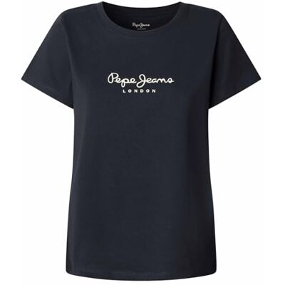 PL5000122594XL Pepe Jeans Mae T-Shirt, Niebieski (Dulwich Blue), XL Kobiety PL5000122594XL Pepe Jeans Mae T-Shirt, Niebieski (Dulwich Blue), XL Kobiety