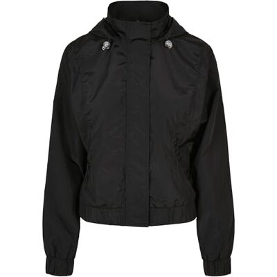 TB4073 Urban Classics Damska kurtka oversized Windbreaker Shiny Crinkle nylonowa kurtka, damska wiatrówka z szerokimi rękawami dla kobiet, w 2 kolorach, rozmiary XS 5XL, czarny, XL TB4073 Urban Classics Damska kurtka oversized Windbreaker Shiny Crinkle nylonowa kurtka, damska wiatrówka z szerokimi rękawami dla kobiet, w 2 kolorach, rozmiary XS 5XL, czarny, XL