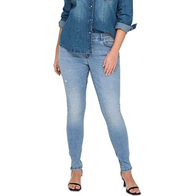 15265260 ONLY CARMAKOMA Dżinsy damskie, jasnoniebieski (light blue denim), 52W / 32L 15265260 ONLY CARMAKOMA Dżinsy damskie, jasnoniebieski (light blue denim), 52W / 32L