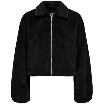 15348987-4852214 ONLY Onldana Life Faux Fur Jacket Cc OTW damska kurtka, czarny, M 15348987-4852214 ONLY Onldana Life Faux Fur Jacket Cc OTW damska kurtka, czarny, M