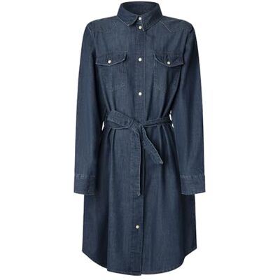 PL95376845A0 Pepe Jeans Damska dżinsowa sukienka koszulowa Victoria, niebieska (Denim-5A0), XL, Niebieski (Denim-5a0), XL PL95376845A0 Pepe Jeans Damska dżinsowa sukienka koszulowa Victoria, niebieska (Denim-5A0), XL, Niebieski (Denim-5a0), XL