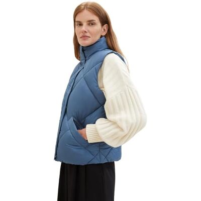 1039266 TOM TAILOR Kamizelka damska , 10904-Stormy Sea Blue, XL, 10904 – Stormy Sea Blue, XL 1039266 TOM TAILOR Kamizelka damska , 10904-Stormy Sea Blue, XL, 10904 – Stormy Sea Blue, XL