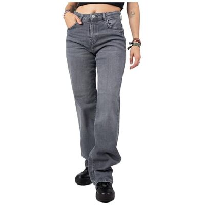 27030419 NMYOLANDA NW Wide Jeans AZ371DG FWD NOOS, Dark Grey Denim, 30W / 32L 27030419 NMYOLANDA NW Wide Jeans AZ371DG FWD NOOS, Dark Grey Denim, 30W / 32L