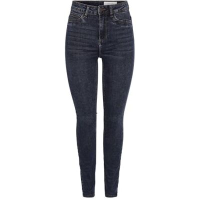 27031755 NMCALLIE HW Skinny Jean VI506DB FWD NOOS, niebieski (Dark Blue Denim), 28W / 32L 27031755 NMCALLIE HW Skinny Jean VI506DB FWD NOOS, niebieski (Dark Blue Denim), 28W / 32L