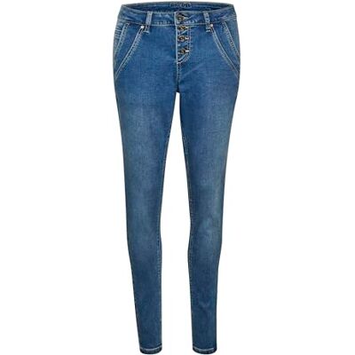 10610602 Damskie spodnie jeansowe Mid Waist Skinny Slim, Rich Blue Denim, 27 10610602 Damskie spodnie jeansowe Mid Waist Skinny Slim, Rich Blue Denim, 27