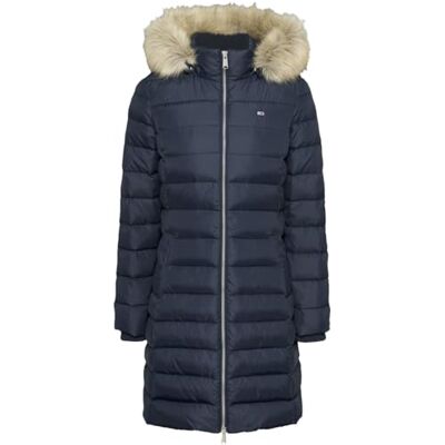 DW0DW18864 Tommy Jeans Damski płaszcz puchowy TJW ESSENTIAL , niebieski (Dark Night Navy), XXS, Niebieski (Dark Night Navy), XXS DW0DW18864 Tommy Jeans Damski płaszcz puchowy TJW ESSENTIAL , niebieski (Dark Night Navy), XXS, Niebieski (Dark Night Navy), XXS
