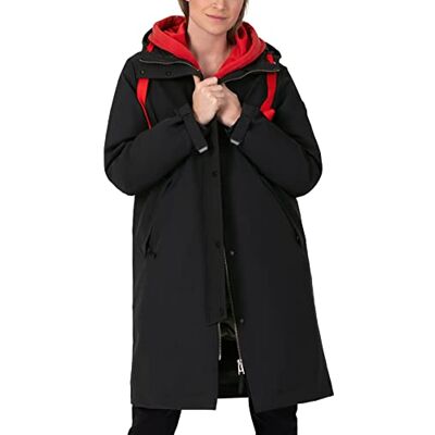 19-10037-01-8000 Timezone Damska parka Sharp, czarny, XL 19-10037-01-8000 Timezone Damska parka Sharp, czarny, XL