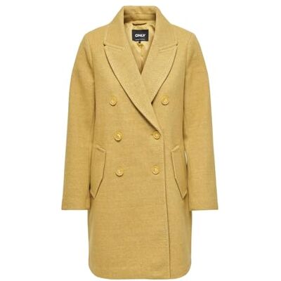 15325900 ONLY Onlirma Life Coat OTW Płaszcz, Żółty, S Kobiety, Żółty, S 15325900 ONLY Onlirma Life Coat OTW Płaszcz, Żółty, S Kobiety, Żółty, S