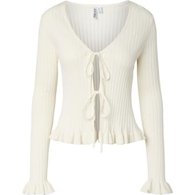 17162168-4991019 Pcragnhild Ls V-Neck Rev Kardigan Pwp, Cloud Dancer, XL 17162168-4991019 Pcragnhild Ls V-Neck Rev Kardigan Pwp, Cloud Dancer, XL
