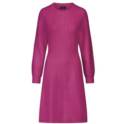 62997_38 APART Fashion Sukienka z dzianiny, liliowy, 38 62997_38 APART Fashion Sukienka z dzianiny, liliowy, 38