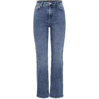 17147293-4421713 PCKELLY HW Straight Jeans MB402 NOOS, niebieski (medium blue denim), 32W / 32L 17147293-4421713 PCKELLY HW Straight Jeans MB402 NOOS, niebieski (medium blue denim), 32W / 32L