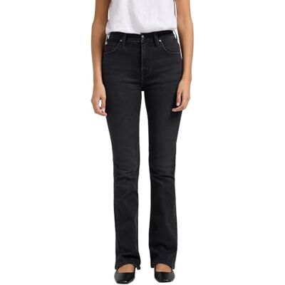 112363524 Lee Damskie dżinsy Breese Boot, Skinny Bootcut Fit, Bootcut Noga, Dark Cliff, 31W / 31L 112363524 Lee Damskie dżinsy Breese Boot, Skinny Bootcut Fit, Bootcut Noga, Dark Cliff, 31W / 31L