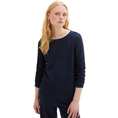 1039822 TOM TAILOR Denim Bluza damska, 10668 Sky Captain Blue, XXL 1039822 TOM TAILOR Denim Bluza damska, 10668 Sky Captain Blue, XXL