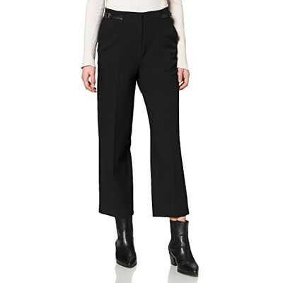 IW6210003102 IPEKYOL Damskie spodnie Ankle Length Straight Fitpants, czarny, 36 PL IW6210003102 IPEKYOL Damskie spodnie Ankle Length Straight Fitpants, czarny, 36 PL