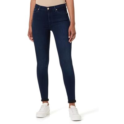 7U003467-RCH 7 For All Mankind Damskie dżinsy Hw Skinny Slim Illusion Luxe Rich Indigo Dark Blue, ciemnoniebieski, 25W 7U003467-RCH 7 For All Mankind Damskie dżinsy Hw Skinny Slim Illusion Luxe Rich Indigo Dark Blue, ciemnoniebieski, 25W