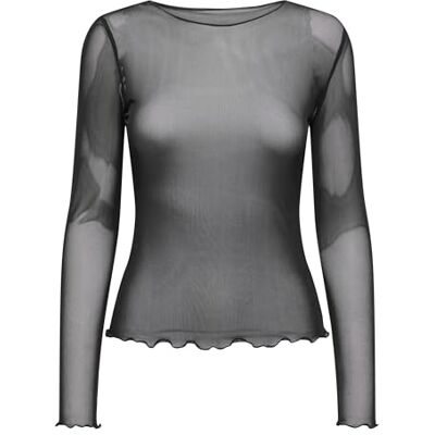 15356004-4839452 Jdy Elsa New L/S O Neck Top JRS Dia, czarny, S 15356004-4839452 Jdy Elsa New L/S O Neck Top JRS Dia, czarny, S