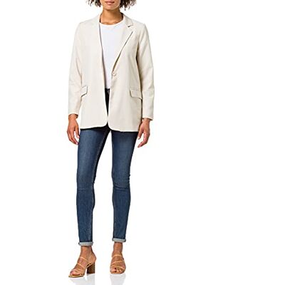 17112968 PIECES Damska marynarka Pclimoane Ls Casual, brzoza /, S 17112968 PIECES Damska marynarka Pclimoane Ls Casual, brzoza /, S