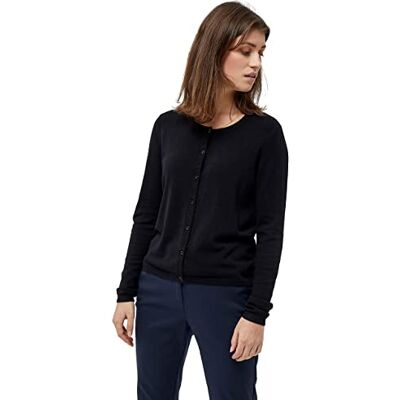 PC1061-0273M Peppercorn Damski sweter Tana Cardigan, Czarny, XXL PC1061-0273M Peppercorn Damski sweter Tana Cardigan, Czarny, XXL